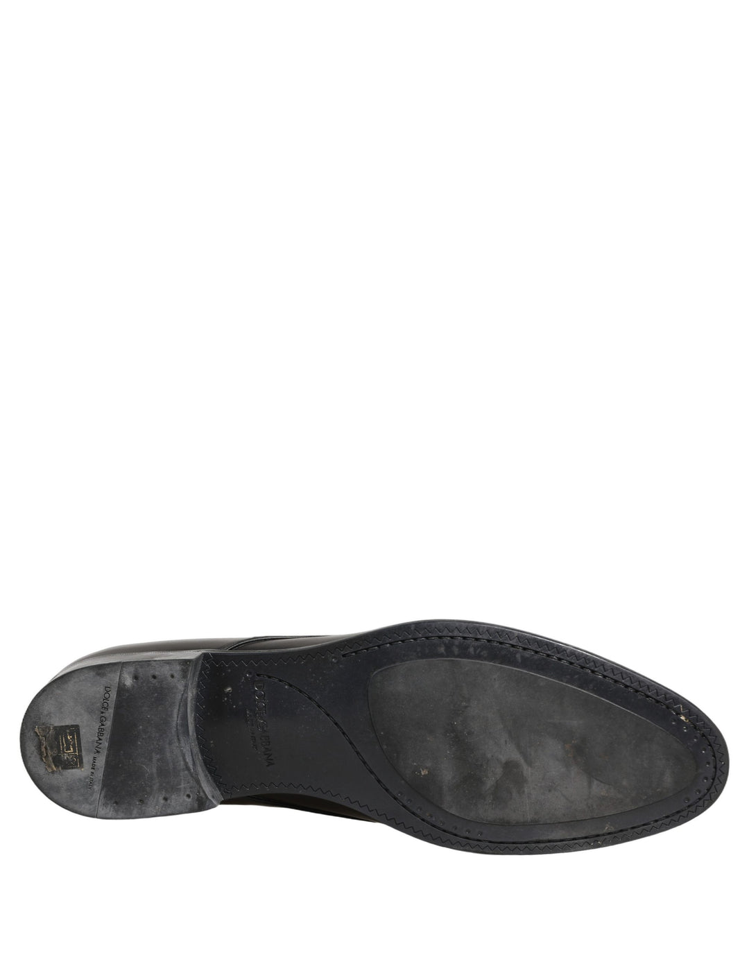 Dolce &amp; Gabbana Dress Black Leather Lace Up Derby Shoes