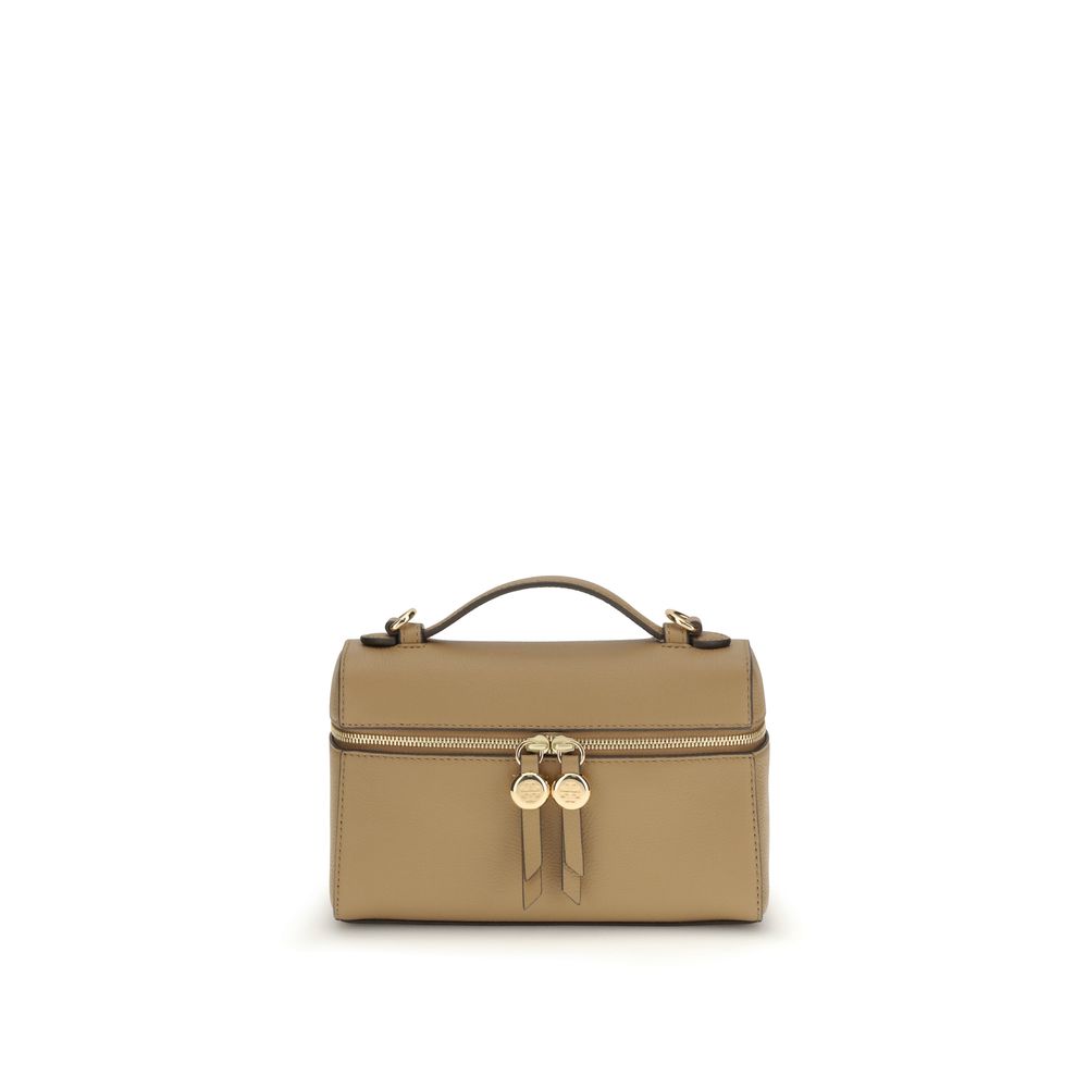 Tory Burch - Beige Calf Leather Bos Taurus Handbag