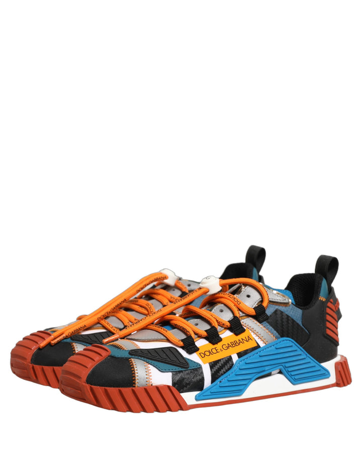 Dolce &amp; Gabbana Multicolor Low Top NS1 Men Sneakers Shoes