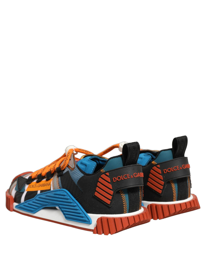 Dolce &amp; Gabbana Multicolor Low Top NS1 Men Sneakers Shoes