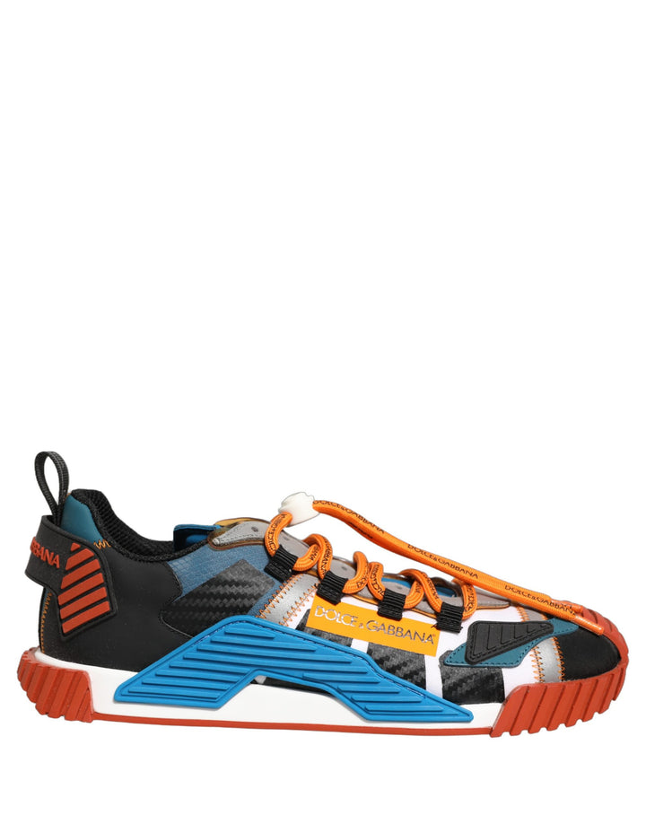 Dolce &amp; Gabbana Multicolor Low Top NS1 Men Sneakers Shoes