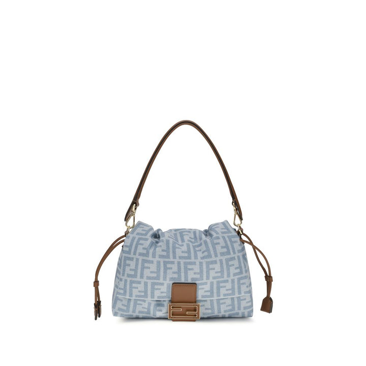 Fendi - Blue Cotton Shoulder Bag