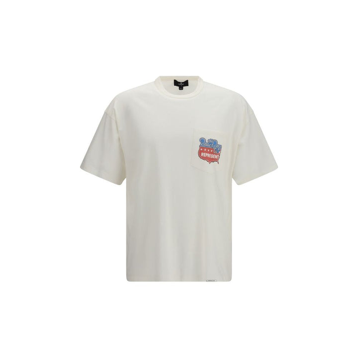 Represent White Cotton T-Shirt