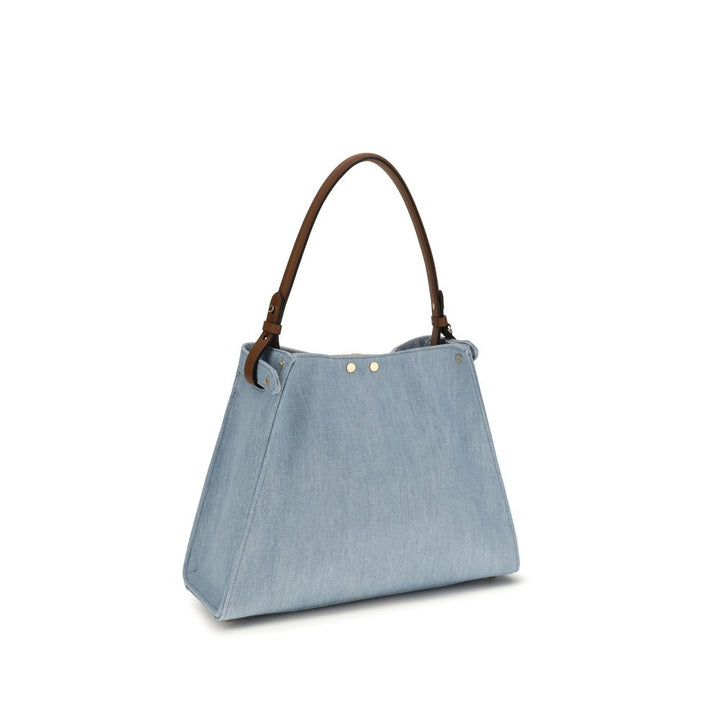 Fendi - Blue Cotton Handbag