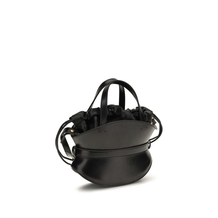 Balmain - Black Calf Leather Bos Taurus Shoulder Bag