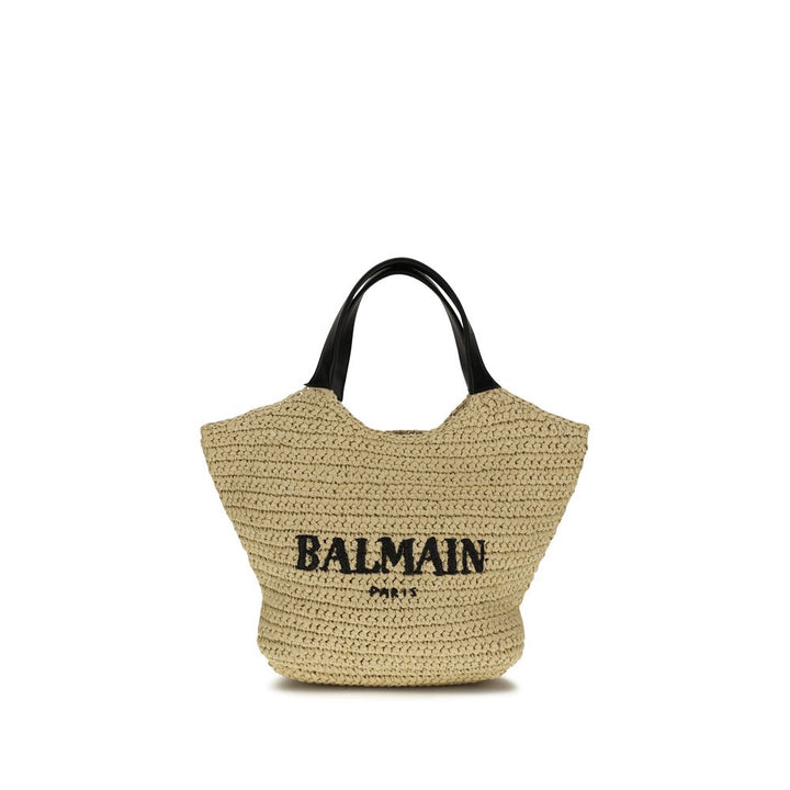 Balmain - Beige Viscose Shoulder Bag