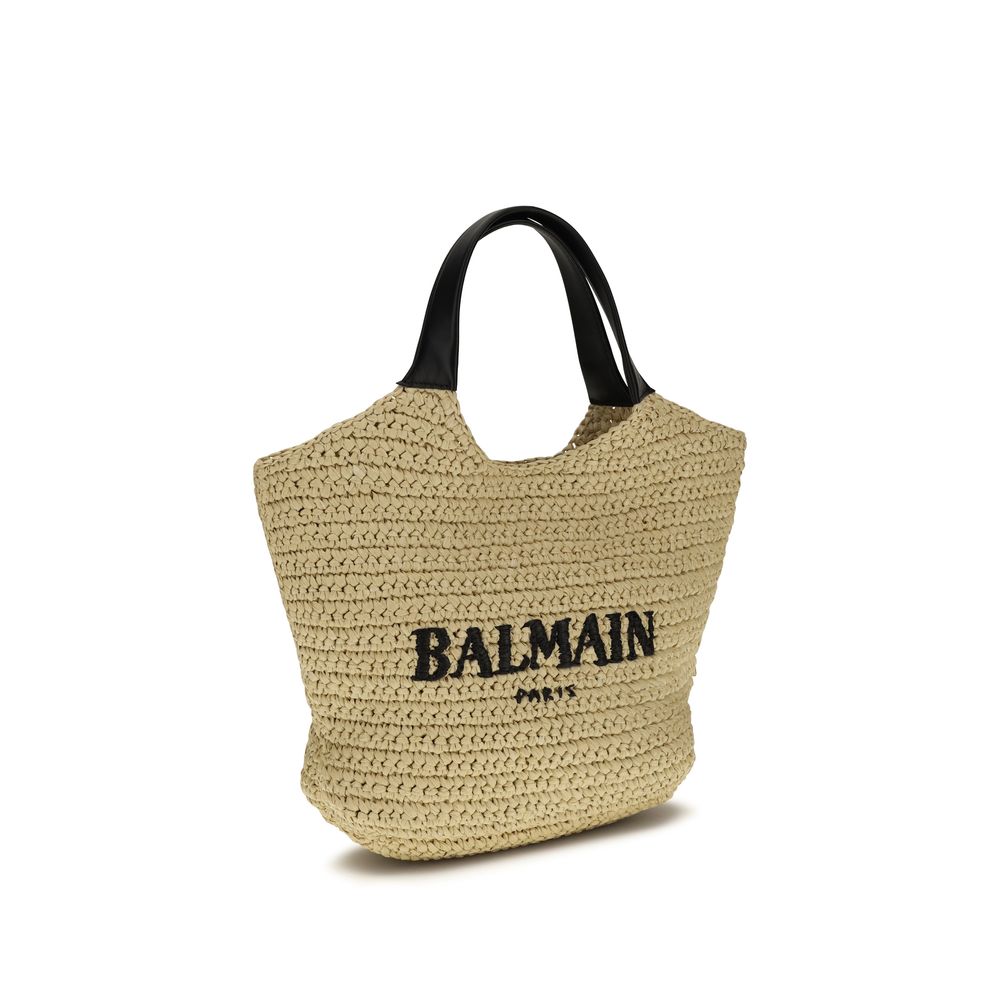 Balmain - Beige Viscose Shoulder Bag