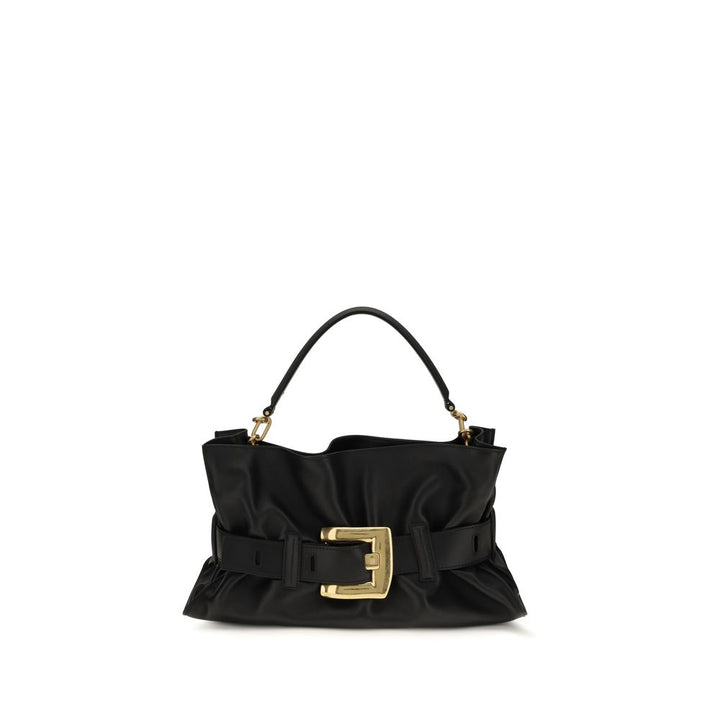 Balmain - Black Calf Leather Bos Taurus Handbag