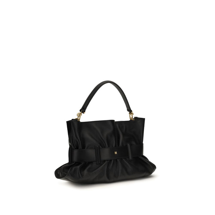 Balmain - Black Calf Leather Bos Taurus Handbag