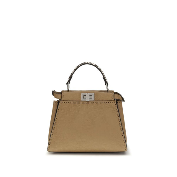 Fendi - Beige Calf Leather Bos Taurus Handbag
