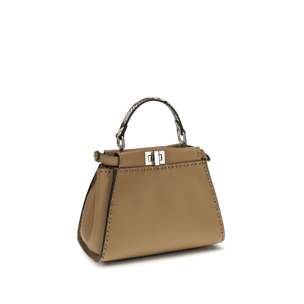 Fendi - Beige Calf Leather Bos Taurus Handbag