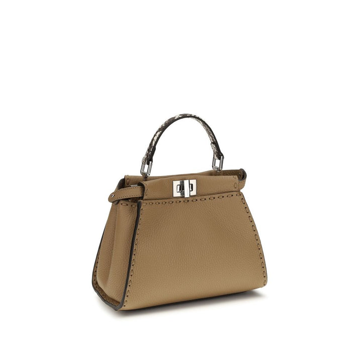 Fendi - Beige Calf Leather Bos Taurus Handbag