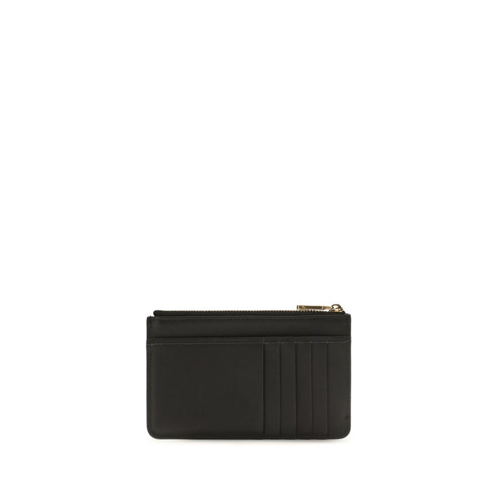 Dolce &amp; Gabbana Black Calf Leather Bos Taurus Wallet