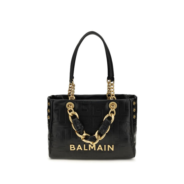 Balmain - Black Calf Leather Bos Taurus Shoulder Bag