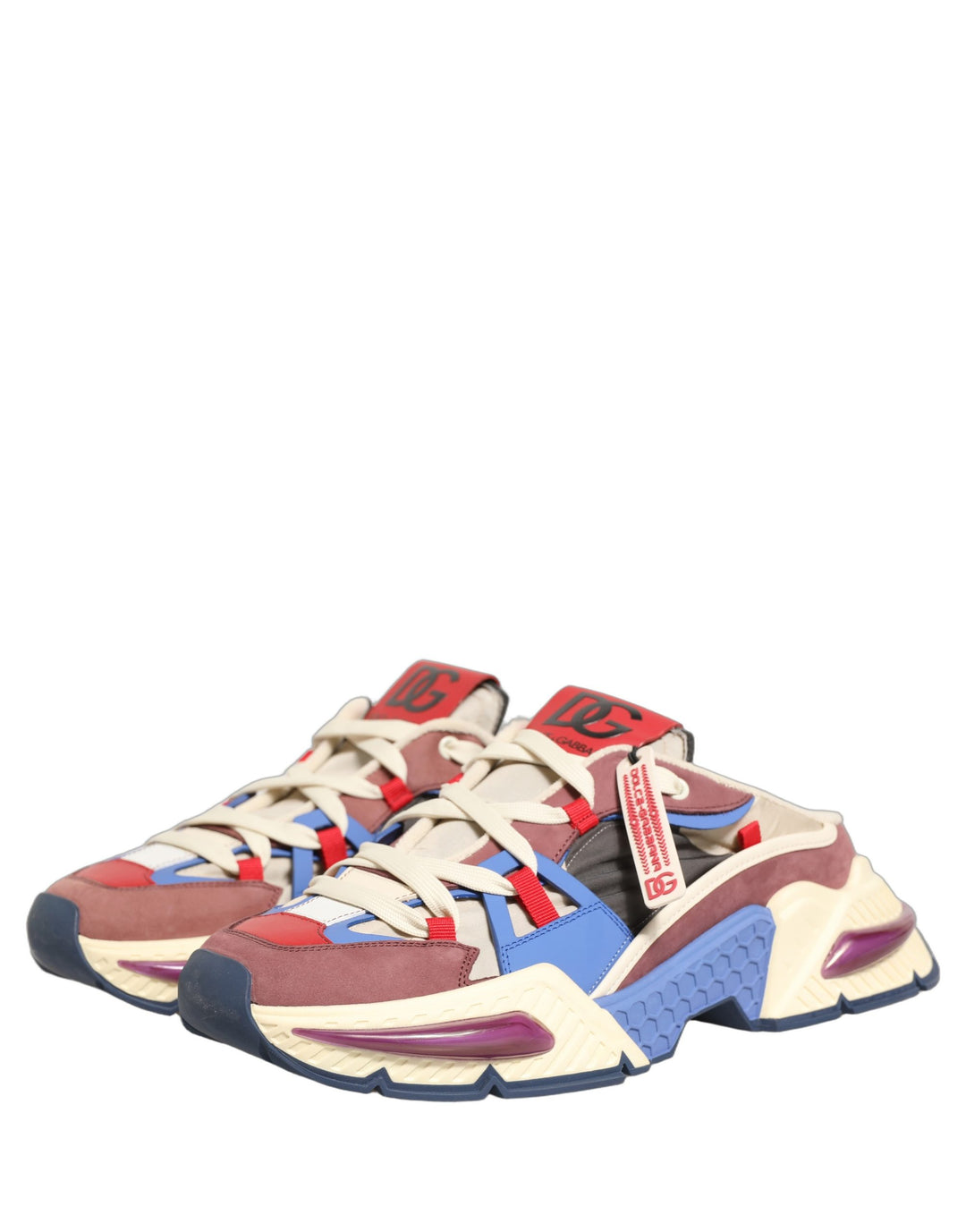 Dolce &amp; Gabbana Multicolor Low Top Airmaster Sneakers Shoes