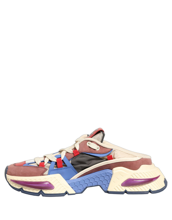Dolce &amp; Gabbana Multicolor Low Top Airmaster Sneakers Shoes