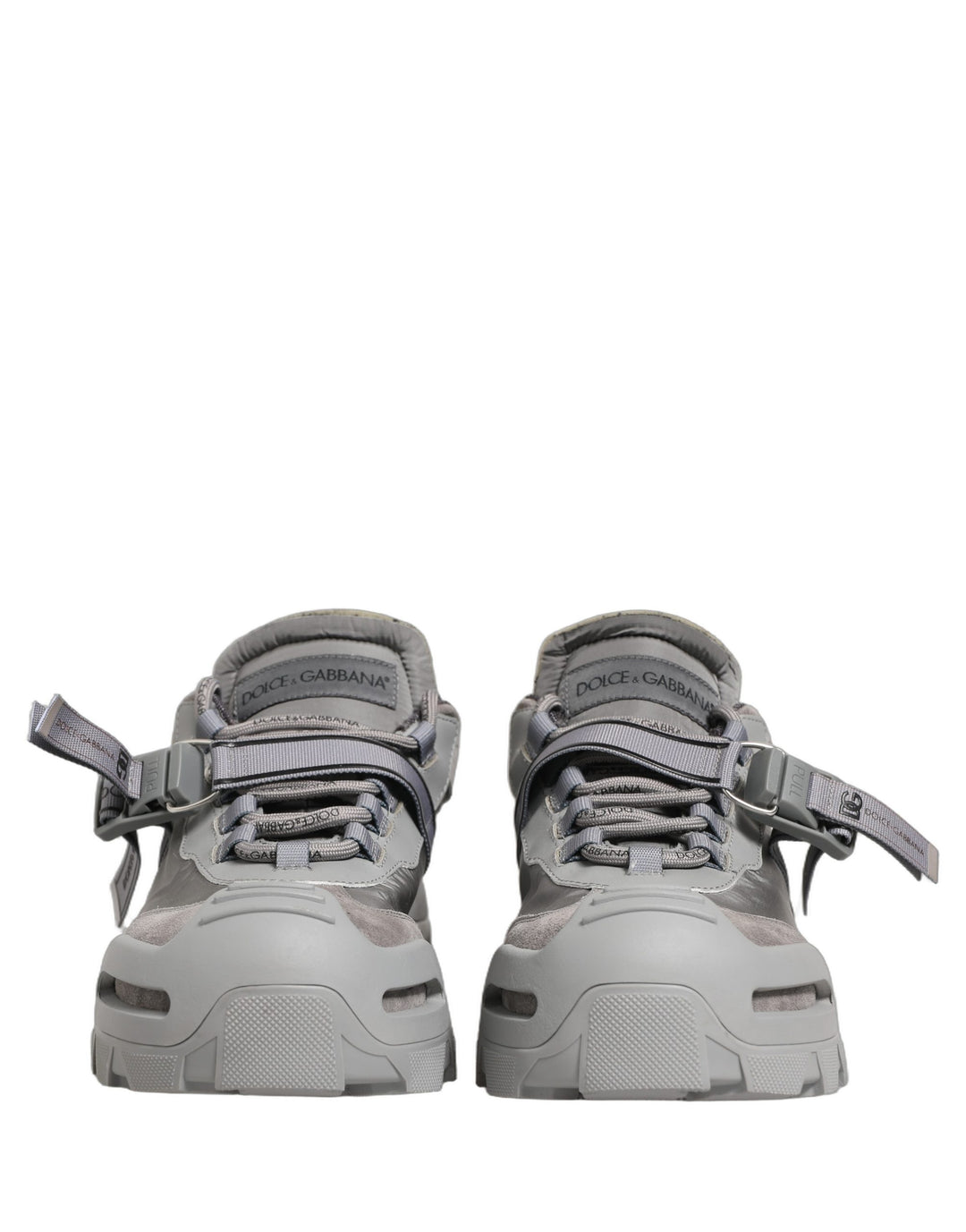 Dolce &amp; Gabbana Gray Airmaster Panelled Low Top Men Sneakers Shoes