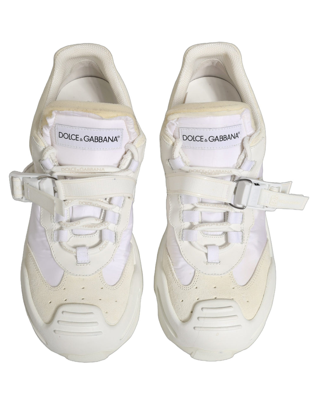 Dolce &amp; Gabbana White Airmaster Panelled Low Top Men Sneakers Shoes