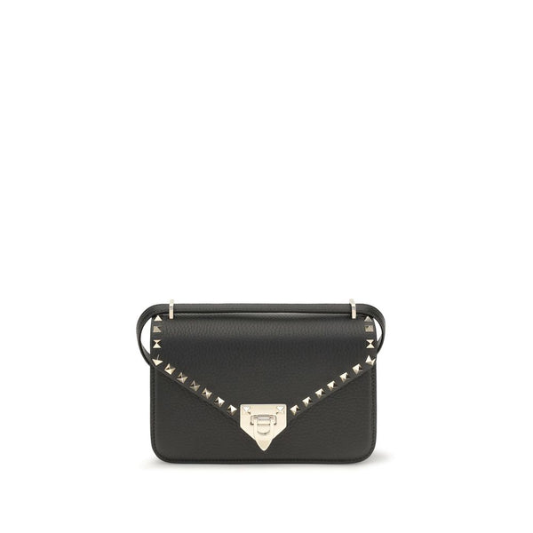 Valentino Garavani - Black Calf Leather Bos Taurus Shoulder Bag