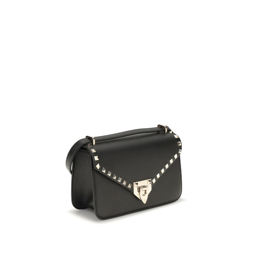 Valentino Garavani - Black Calf Leather Bos Taurus Shoulder Bag
