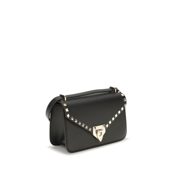 Valentino Garavani - Black Calf Leather Bos Taurus Shoulder Bag