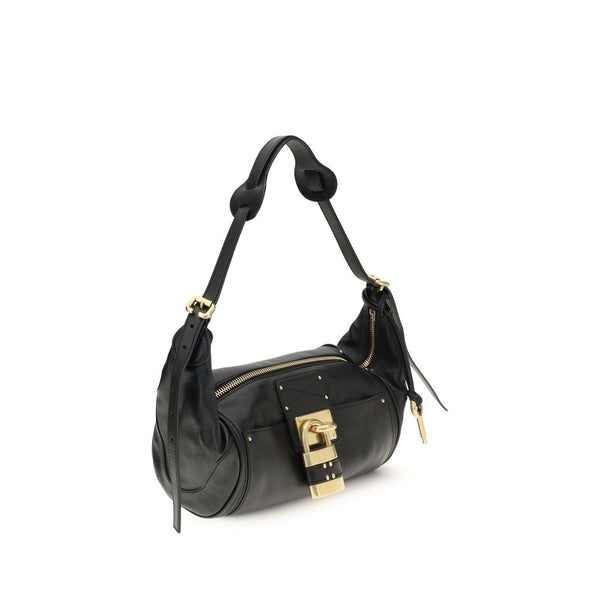 Chloé - Black Calf Leather Bos Taurus Shoulder Bag