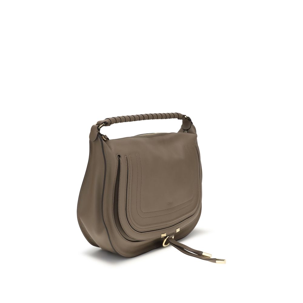 Chloé - Beige Calf Leather Bos Taurus Shoulder Bag