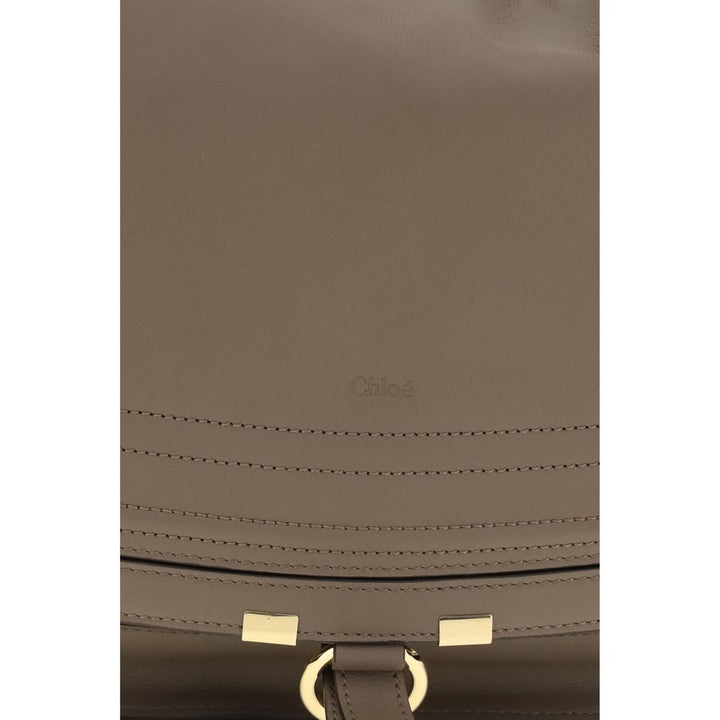 Chloé Beige Calf Leather Bos Taurus Shoulder Bag