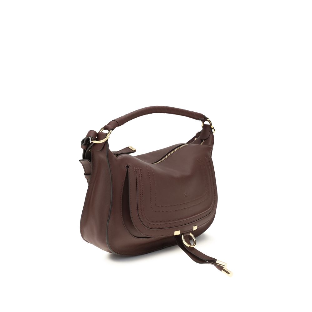 Chloé - Bordeaux Calf Leather Bos Taurus Shoulder Bag