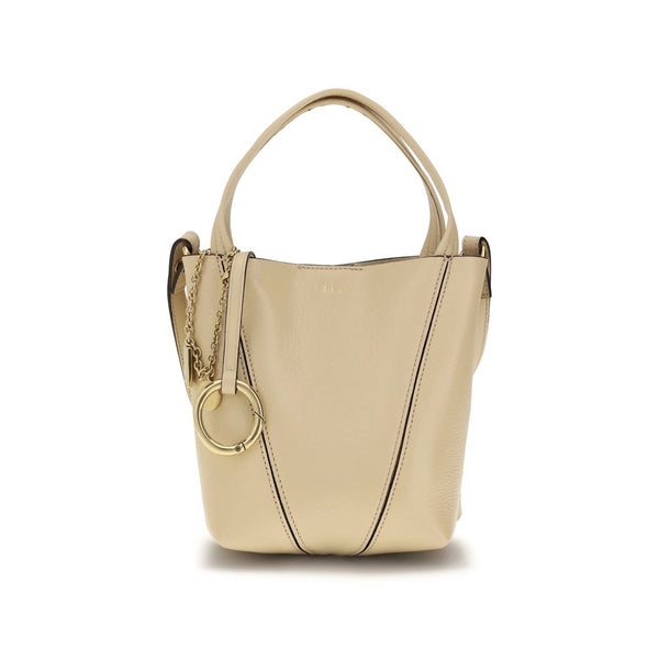 Chloé - Beige Calf Leather Bos Taurus Shoulder Bag