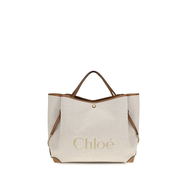Chloé - Beige Cotton Shoulder Bag
