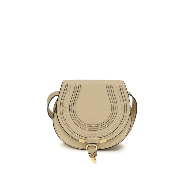 Chloé - Beige Calf Leather Bos Taurus Shoulder Bag