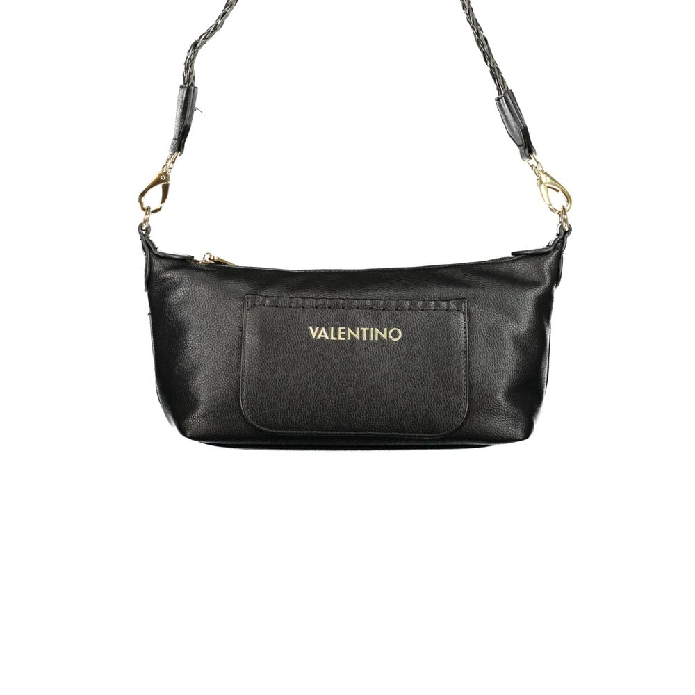 Mario Valentino - Nero Polyurethane Women’s Bag with Adjustable Shoulder Strap