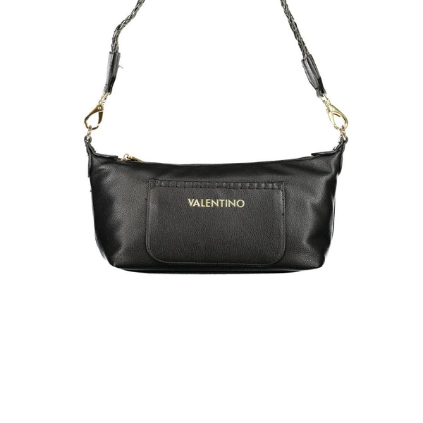 Mario Valentino - Nero Polyurethane Women’s Bag with Adjustable Shoulder Strap