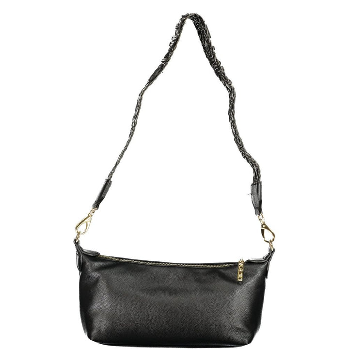 Mario Valentino - Nero Polyurethane Women’s Bag with Adjustable Shoulder Strap