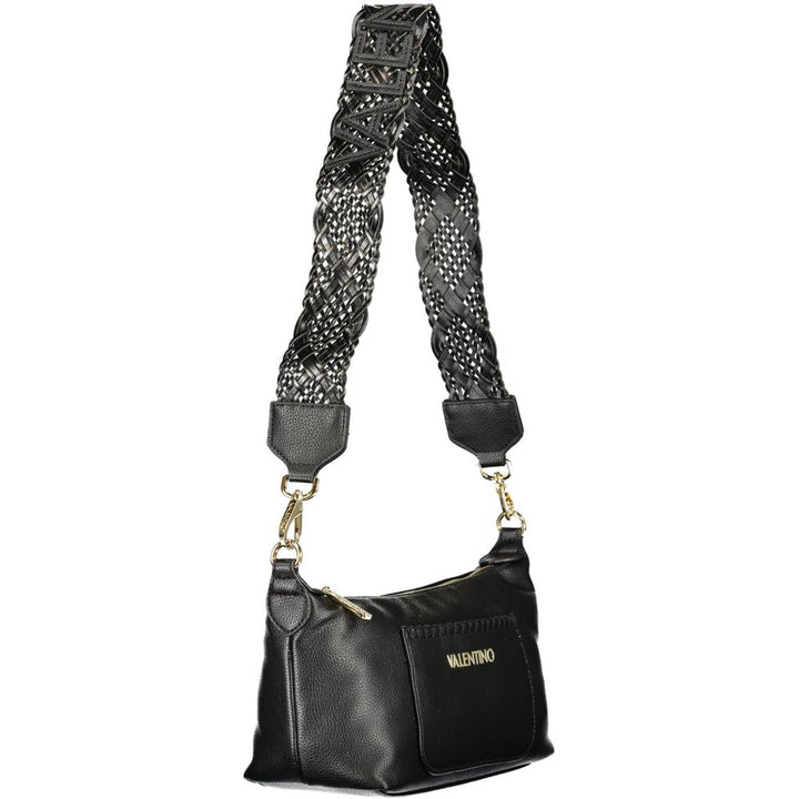 Mario Valentino - Nero Polyurethane Women’s Bag with Adjustable Shoulder Strap