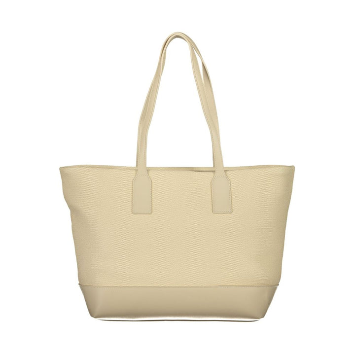 Mario Valentino - Beige Polyurethane Womens Bag
