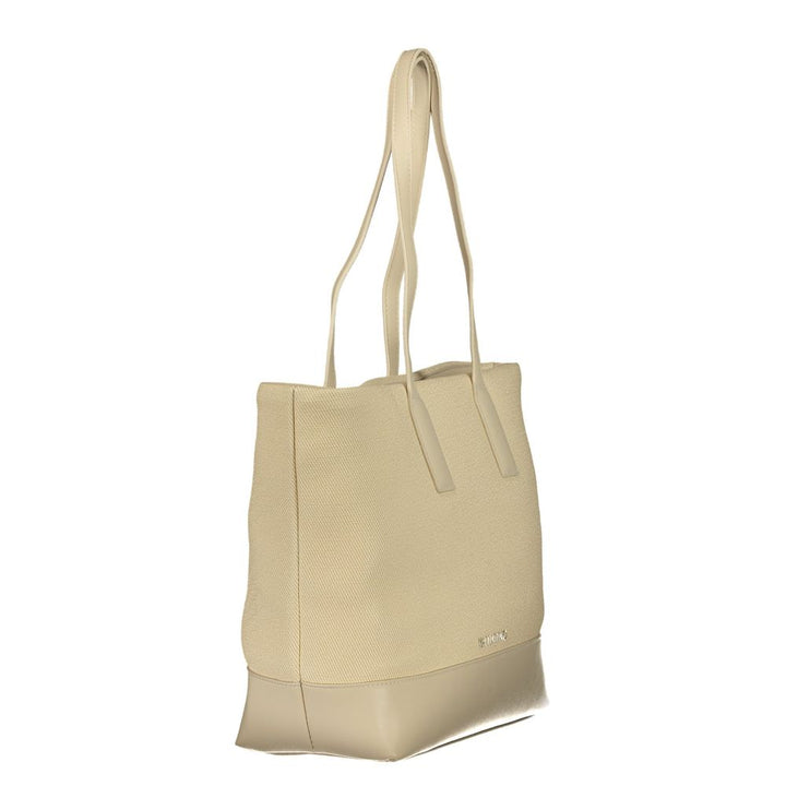 Mario Valentino - Beige Polyurethane Womens Bag