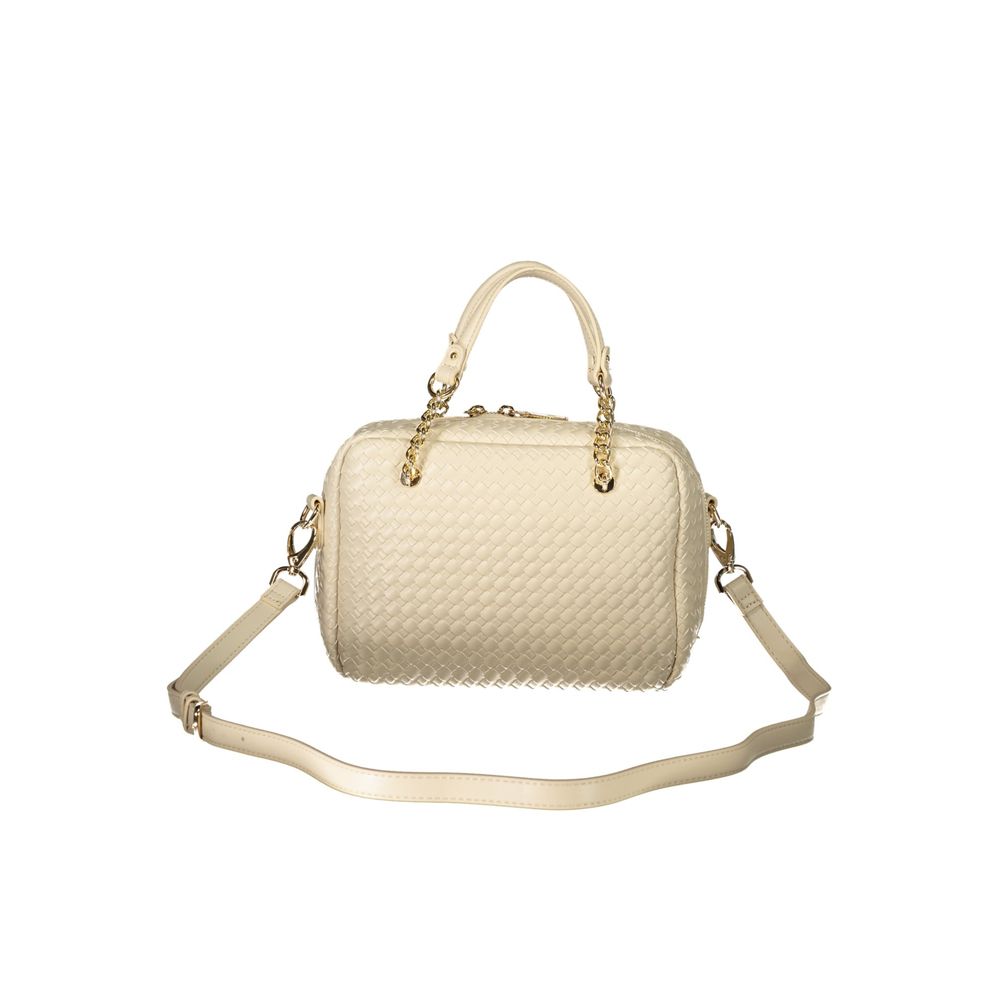 Mario Valentino - Beige Polyurethane Womens Bag