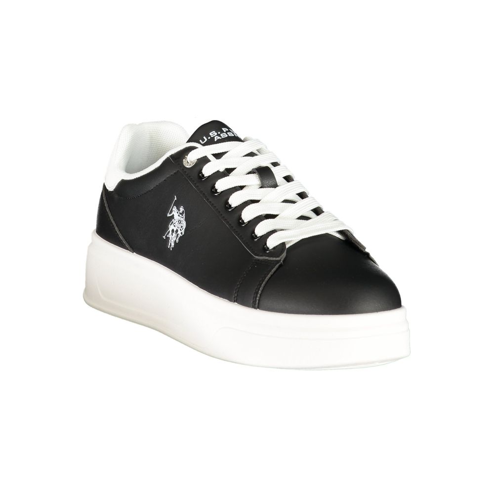 U.S. POLO ASSN. Black Polyurethane Men&