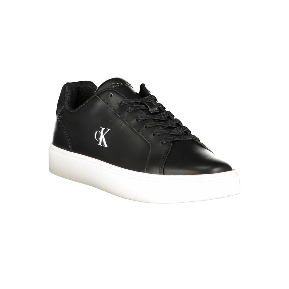 Calvin Klein Black Polyurethane Men&