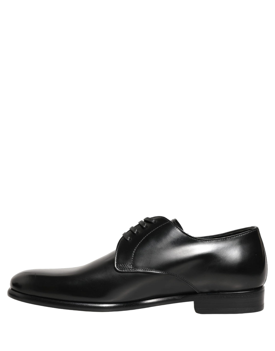 Dolce &amp; Gabbana Black Leather Lace Up Derby Dress Shoes