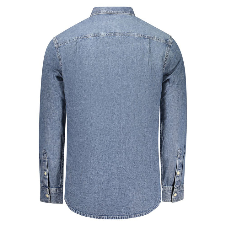 Calvin Klein Blue Cotton Men&