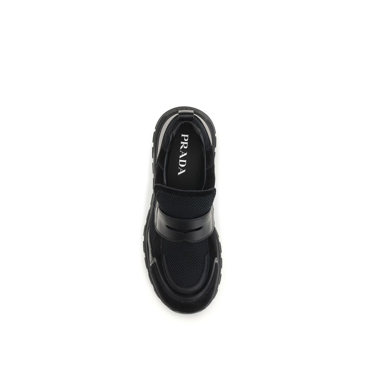 Prada Black Polyester Sneakers