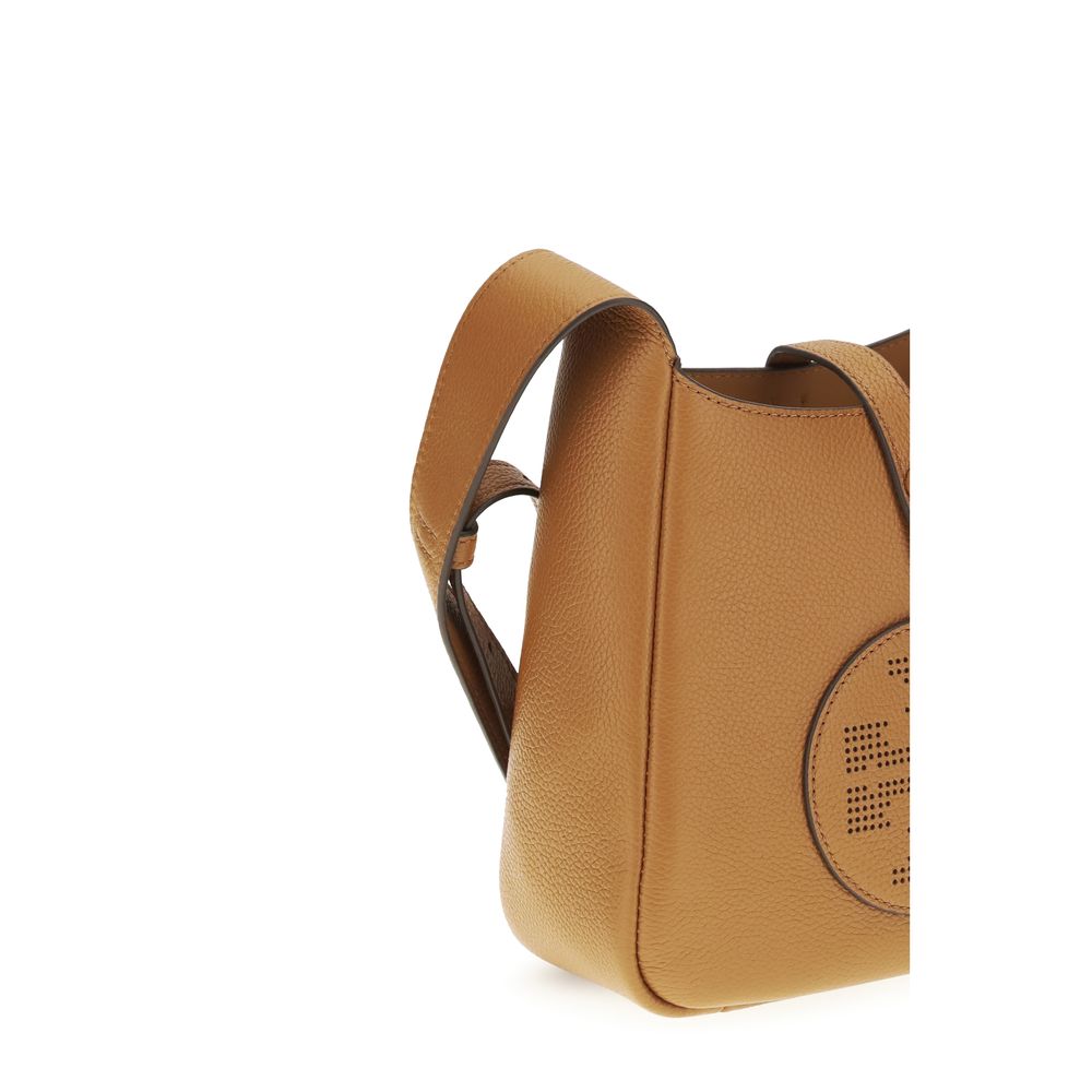 Tory Burch - Brown Calf Leather Bos Taurus Shoulder Bag