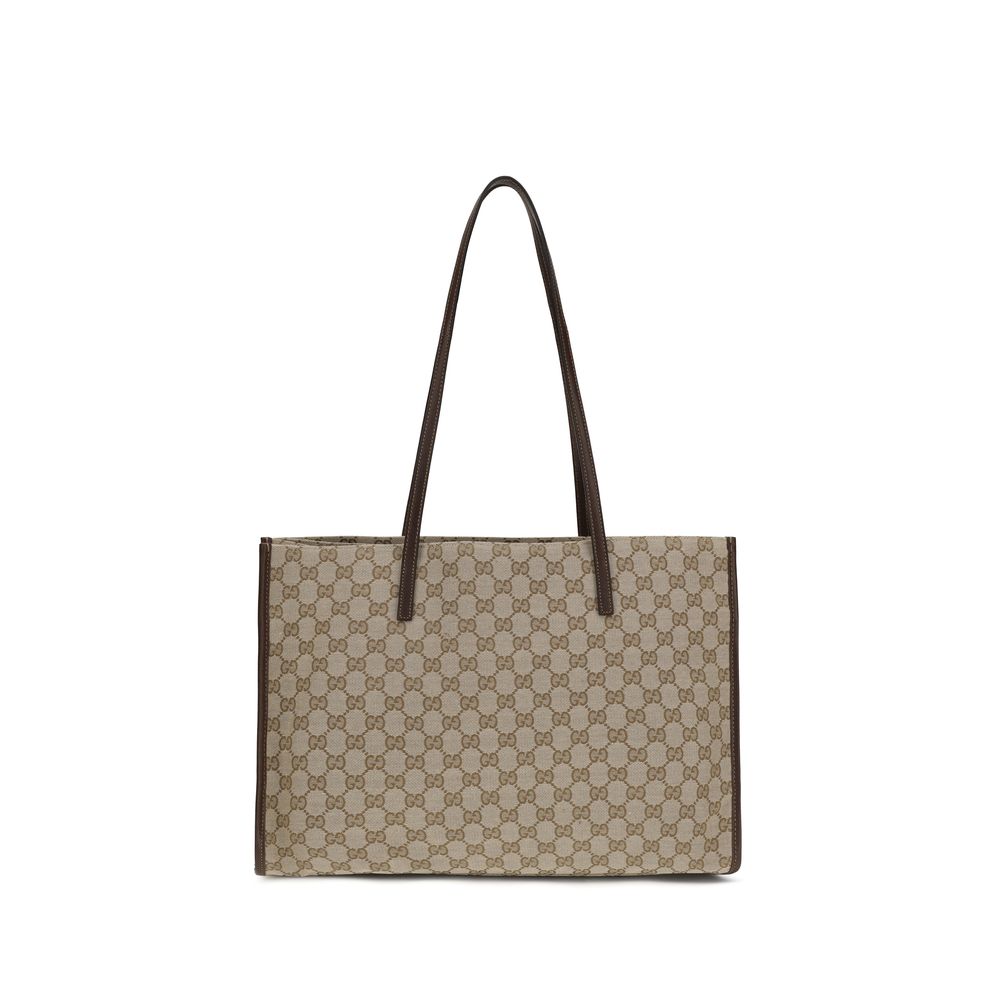 Gucci - Beige Polyester Shoulder Bag