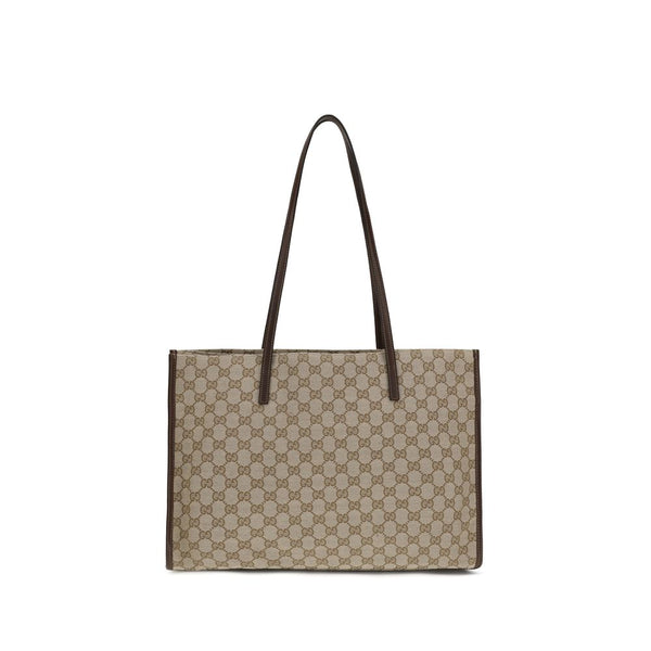 Gucci - Beige Polyester Shoulder Bag