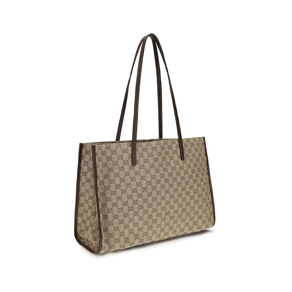 Gucci - Beige Polyester Shoulder Bag