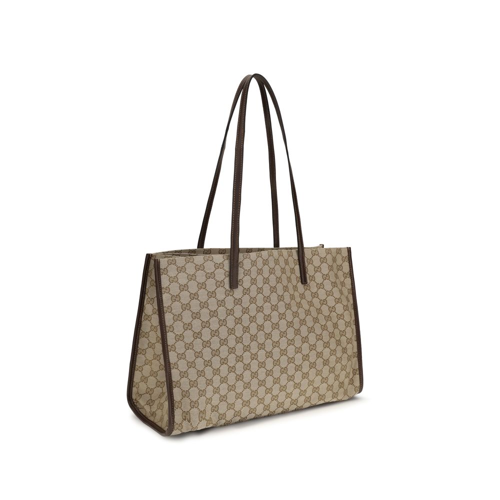 Gucci - Beige Polyester Shoulder Bag