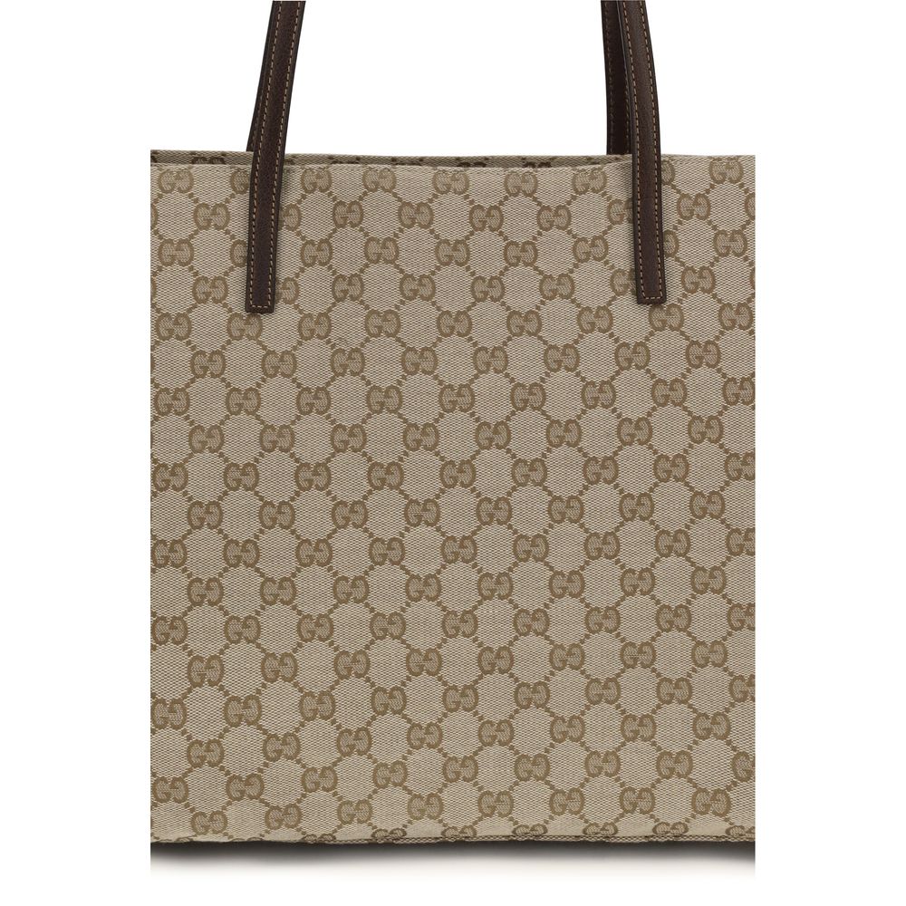 Gucci - Beige Polyester Shoulder Bag